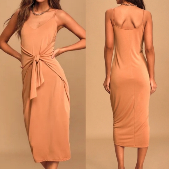 🧡NWT Front Tie Dress - Picture 1 of 9